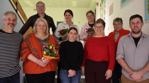 Das Bild zeigt ein Gruppenbild des Förderverein der Hebelschule.