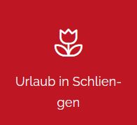 Symbol einer Blume auf rotem Hintergrund